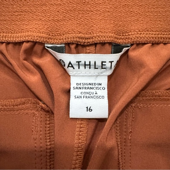 Athleta Brooklyn Heights High Rise Jogger Women's 16 Sequoia Brown Burnt Orange - Picture 9 of 16